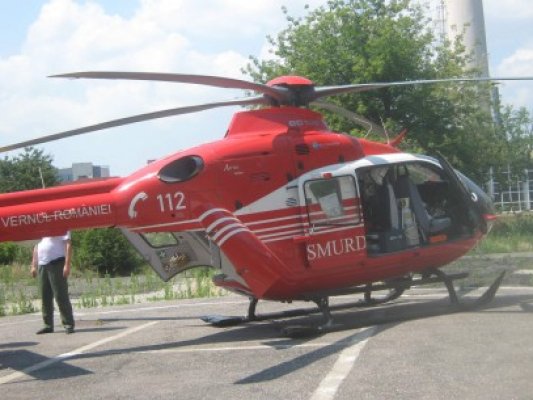 Elicopterul SMURD a intervenit la Oltina! Un copil, transportat la spital